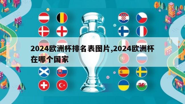 2024欧洲杯排名表图片,2024欧洲杯在哪个国家